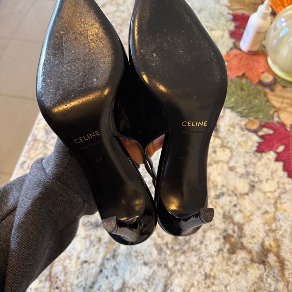 Celine Slighbacks with Triomphe, Size 38 - Picture 9 of 11